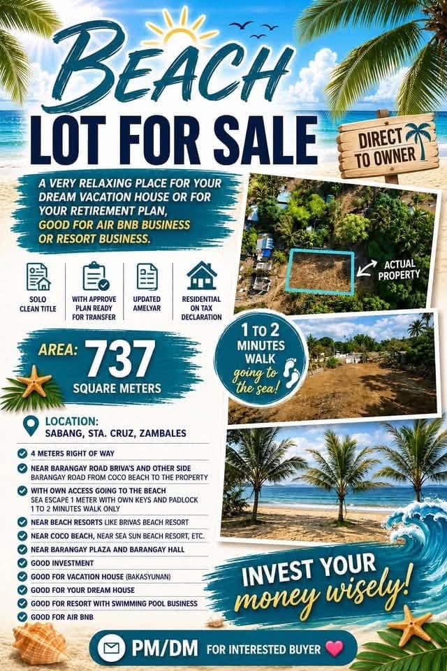 Private Beach Lot in Sabang Sta. Cruz-11